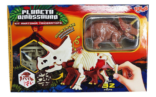 Kit Anatomia - Esqueleto Monta Dinossauro 52678 - Toyng