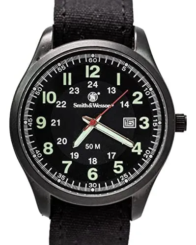 Reloj Smith & Wesson Cadet Luminous Para Hombre, 5 Atm, Cuar