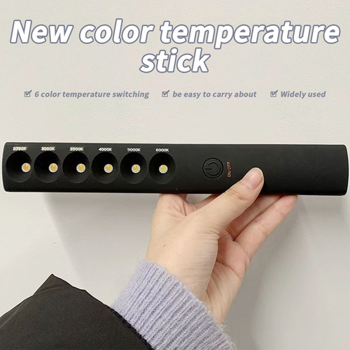 Medidor De Luz/cri Stick, Recarregável Tipo C, 6 Cores Para