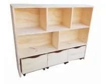 Comprar Juguetero Organizador Madera Pino Macizo