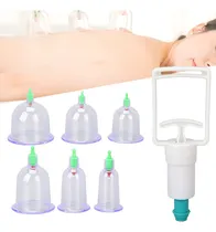 Comprar Set Ventosas Chinas 6 Ventosas De Vacío Ventosa Para Masaje Quita Celulitis Kit 6 Ventosas Roro