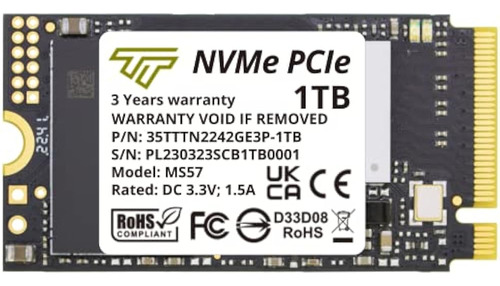 Timetec 1tb M.2 2242 Ssd Nvme Pcie Gen3x4 3d Nand Tlc Veloci