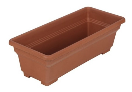Floreira Retangular Polipropileno Vicenza 36x15cm Cerâmica