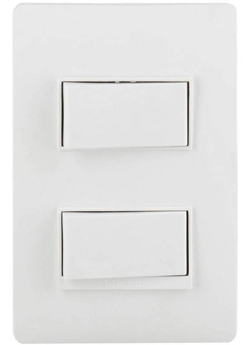 Interruptor Doble (9/15) 10 A Blanco Bticino