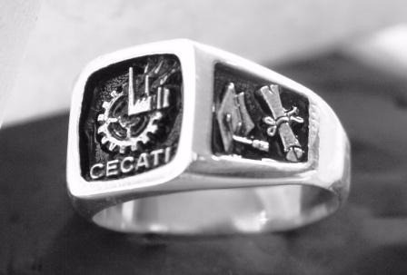 Anillo De Cecati Plata .925 Op4