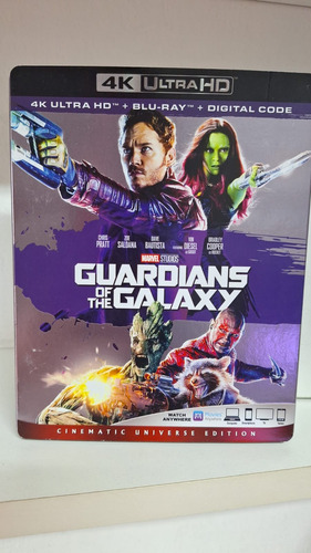 4k Ultra Hd + Blu-ray -- Guardians Of The Galaxy 