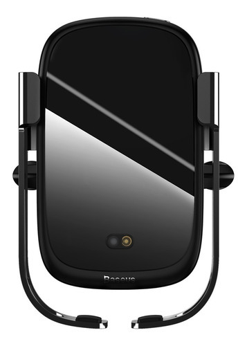 Cargador Inalámbrico Para Auto Sensor Electrico / Baseus Color Negro