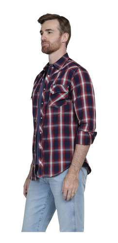 Imagen 2 de 5 de Camisa Vaquera Wrangler Hombre Western Fashion W02