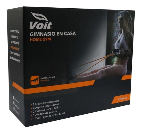 Imagen 7 de 8 de Set Ligas Resistencia Gym En Casa Voit | Fitness | Sporta Mx