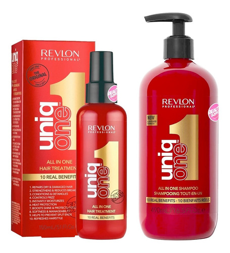 Combo Revlon Uniq One 150ml + Shampoo Acondicionador