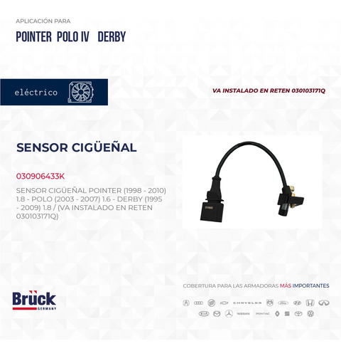 Sensor Cigueñal Pointer 2003 1.8