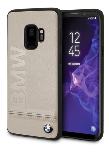 Forro Funda Bmw Signature Logo Imprint Hard Galaxy S9