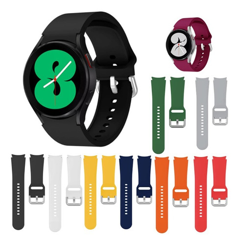 Correa Pulso Silicona Compatible Samsung Watch 6 (4/5/5pro) 