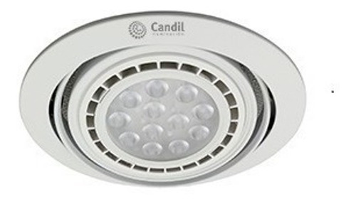 Spot Apto Led Candil Zac Embutir Cardanico 1 Luz Ar111 C