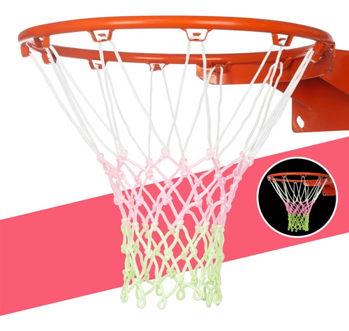 Glow Basketball Net, Heavy Duty Basketball Net Replacement 1