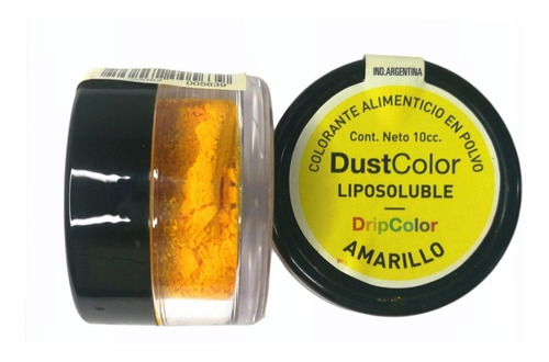 Imagen 1 de 5 de Colorante En Polvo Liposoluble Amarillo 10 Cc Dust Color 