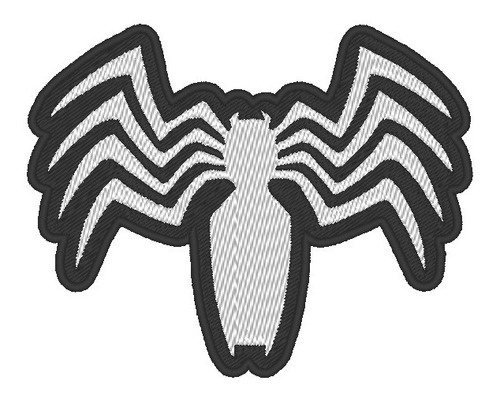Parche Spiderman Venom 100% Bordado 9.5x7.5 Cm
