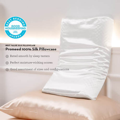 Funda De Almohada De Seda De Morera Para Almohadas Viscoelás