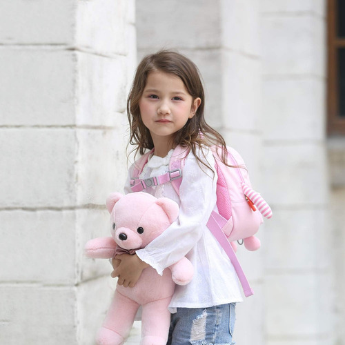 Mini Mochila Gagaku Lona De Algodon Color Rosa