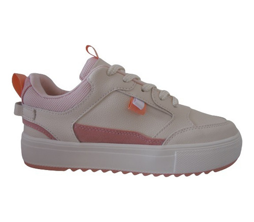 Tenis Urbanos Para Mujer Calzado Guerreros Gi-001  Perla X N