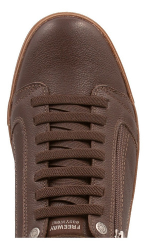 Imagem 3 de 5 de Sapatênis Masculino Freeway Marc Couro | 3298