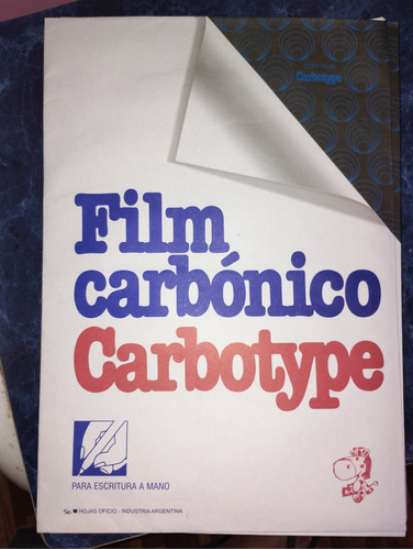 Film Carbónico Carbotype X 50 Azul 