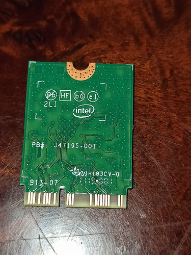 Tarjeta Wifi Intel Model 9560gw R (Usado)