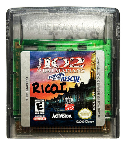 102 Dalmatians: Puppies To The Rescue - Nintendo Gbc & Gba (Usado)