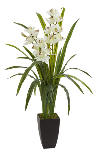 Casi Natural 39 Pulgadas. Planta Artificial De Orquídea Cymb