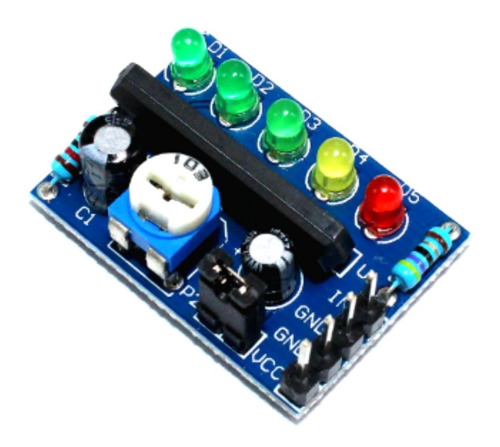 Modulo Medidor Sonido Ka2284 Indice Potencia Por Led Arduino