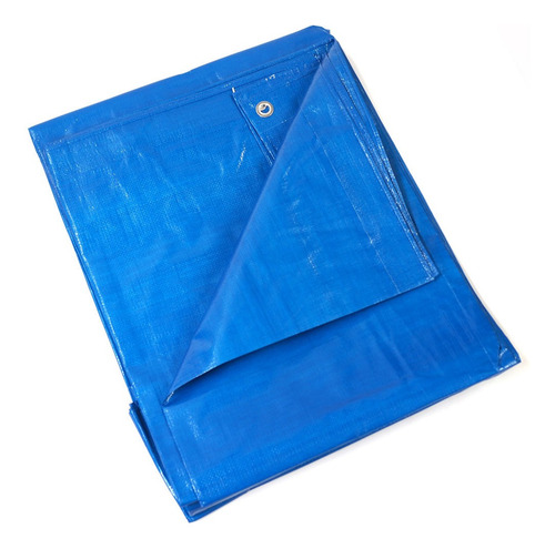 Imagem 1 de 3 de Lona Azul Uso Geral Impermeavél Carreteiro 140g/m2 8x6m