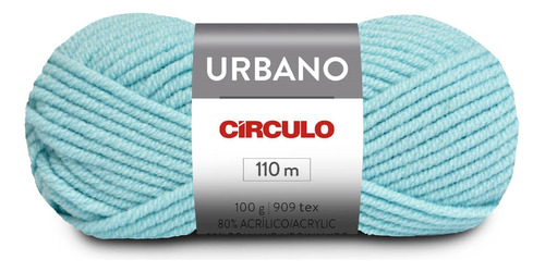 Lã Tricô Urbano Circulo Novelo 110m 100g (909 Tex) Cor 2926 - Maré