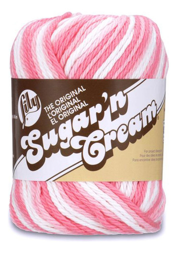 Lily Sugar 'n Cream Yarn Ombre 0 4 Fresa Cada Uno