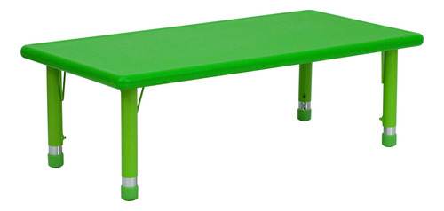 Flash Furniture Mesa De Actividades Rectangular De Plastico 