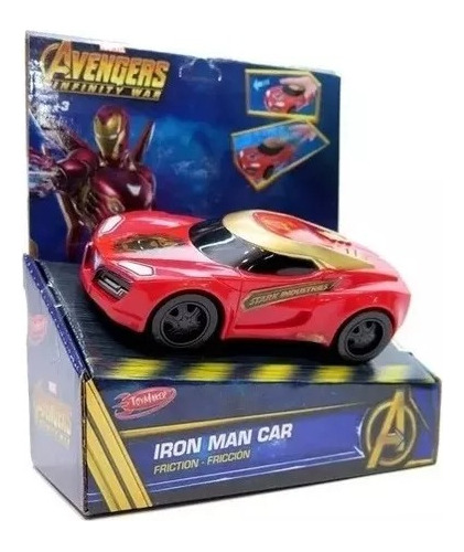 Auto A Friccion Avengers 13cmjuguete Nene Ironman Car Marvel
