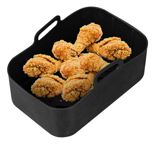 Olla De Silicona Air Fryer De 2 Piezas Para Ninja Foodi Dual