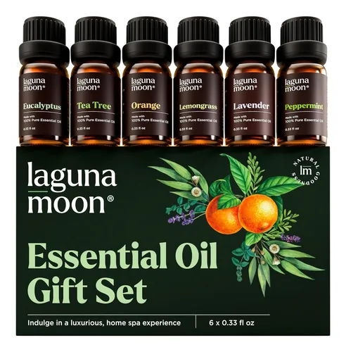 Kit Aceites Esenciales 6 Aromas De 10ml Fruta Hierbas