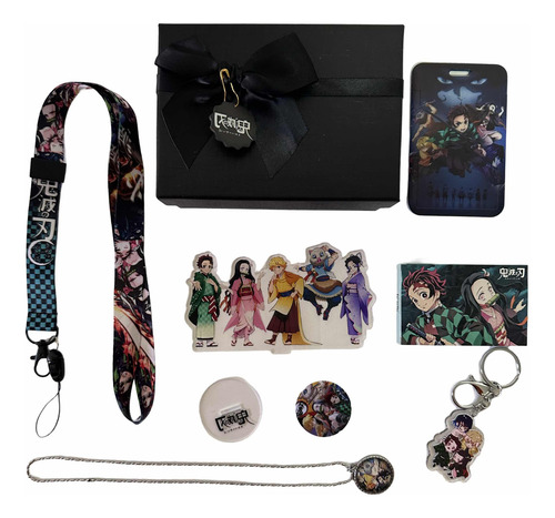 Caja De Regalo Demon Slayer Accesorios Kimetsu No Yaiba