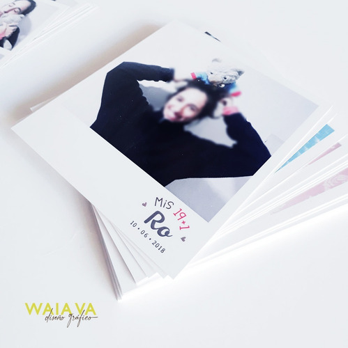 Imagen 6 de 7 de Foto Tipo Polaroid * 9 X 7 Cm + Laminado Protector X 4u