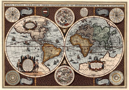 Mapamundi De 1600