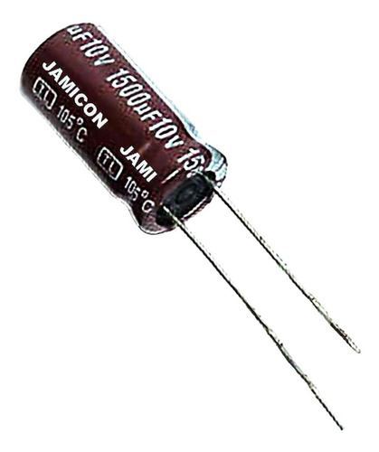 Condensador Electrolítico 1500uf- 10v- 10x20mm- Jamicon