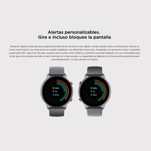 Smartwatch Amazfit Fashion Gtr 2e 1.39 Gps Sumergible