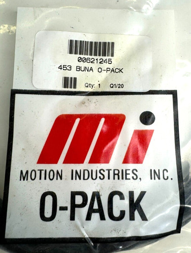 Motion Industries Inc 453 Buna O-pack 621245 Lot Of 5 Jjo