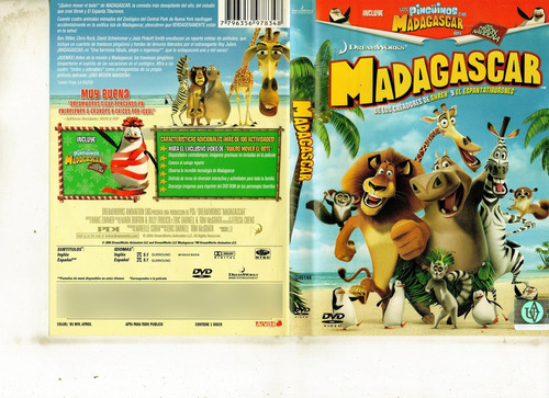 Madagascar (2005) - Dvd Original - Mcbmi