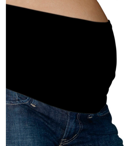 Faja Para Embarazadas Banda Soporte Sin Costuras Negro Ts
