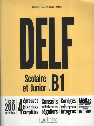 Delf B1 Scolaire Et Junior - Livre De L'eleve + Dvd-rom (nou