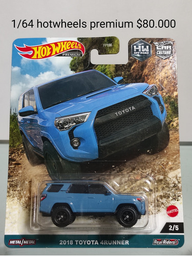 Hotwheels Premium 1/64 Toyota 4runner. Nueva En Su Blíster.