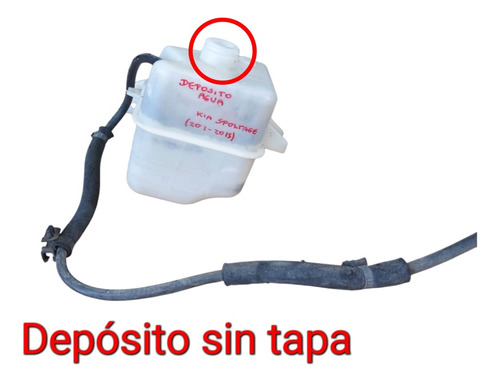 Depósito De Agua Radiador Kia Sportage 2014-2016 Sin Tapa 