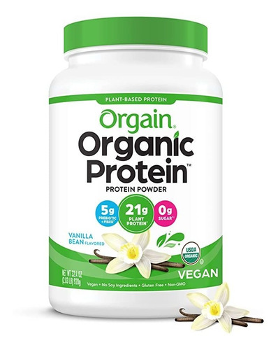 Orgain - Proteína Orgánica A Base De Plantas Vegetales, V.