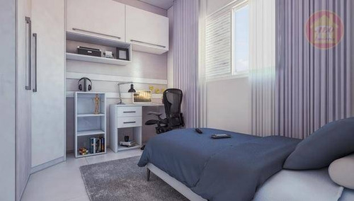 Apartamento À Venda, 46 M² Por R$ 207.000,00 - Parque São Vicente - São Vicente/sp - Ap4222